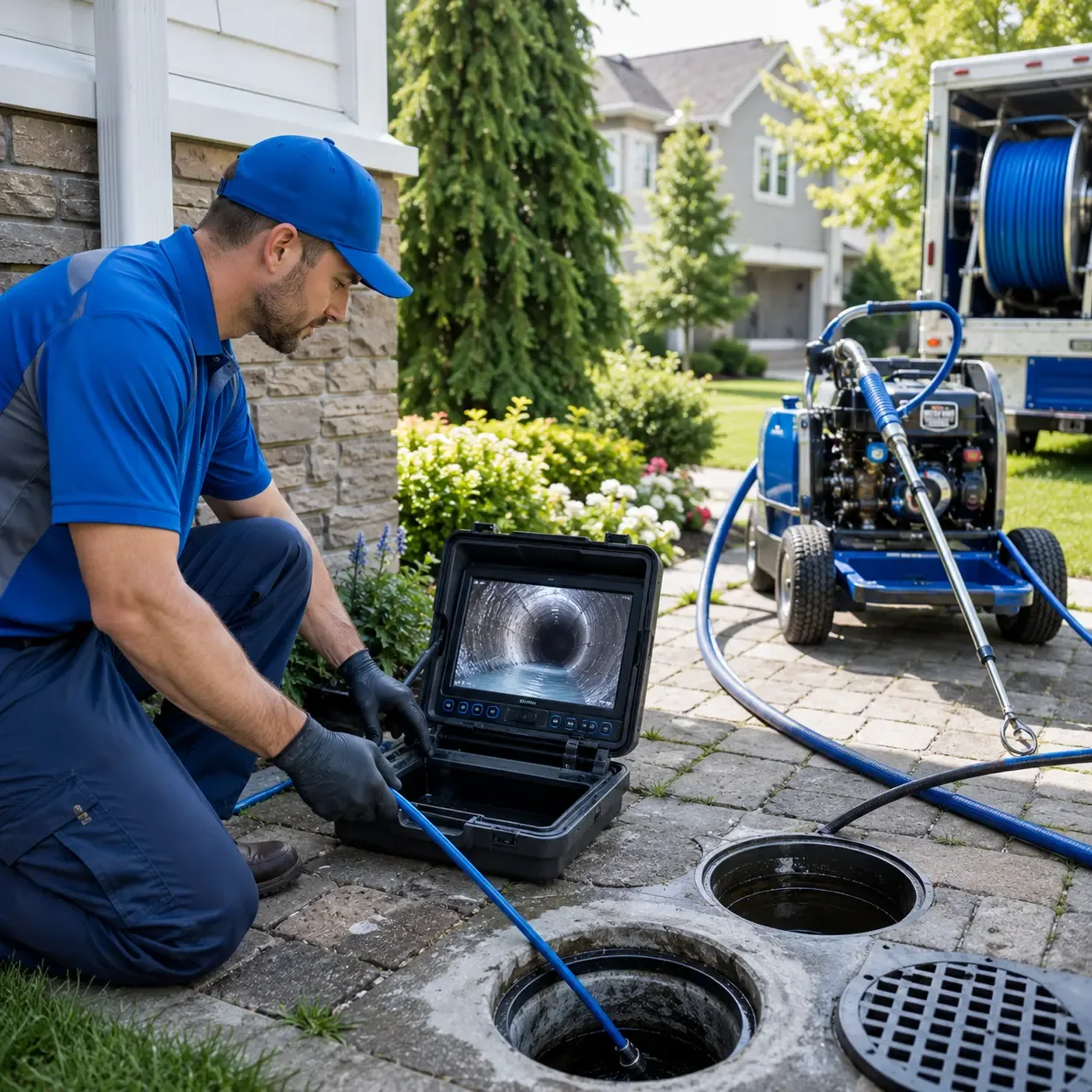 Outdoor drain cleaning professionals serving Ascutney, VT